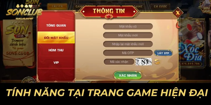 Trang game sở hữu những tính năng cá cược hiện đại, tiện lợi nhất đối với người dùng