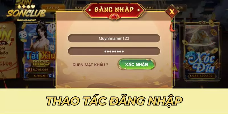 Mách bạn thao tác đăng nhập vào trang chủ